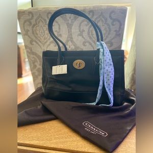 Vintage leather coach purse